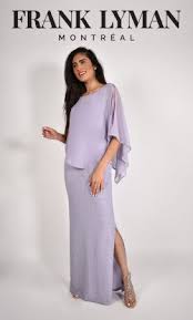 Chiffon Drape Maxi Dress with Mid-Length Split
