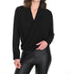Long Sleeved Embellished Wrap Blouse 934