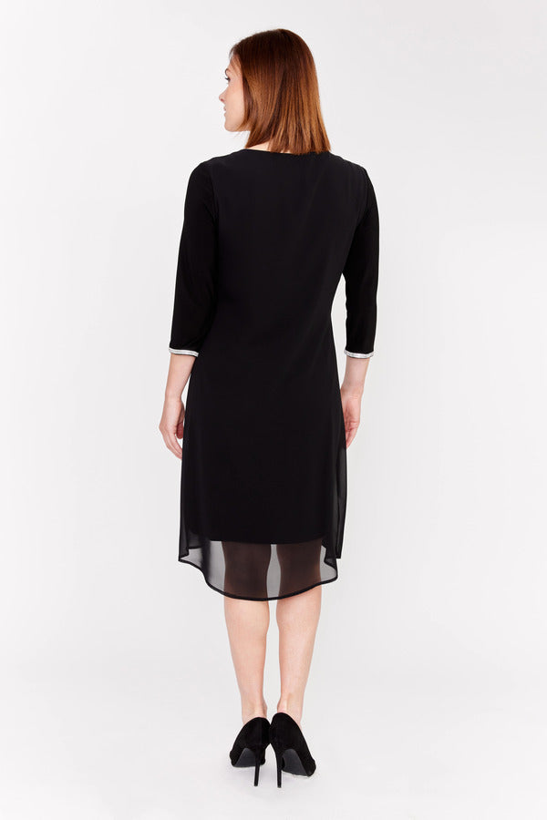 Knee-Length Shift Dress