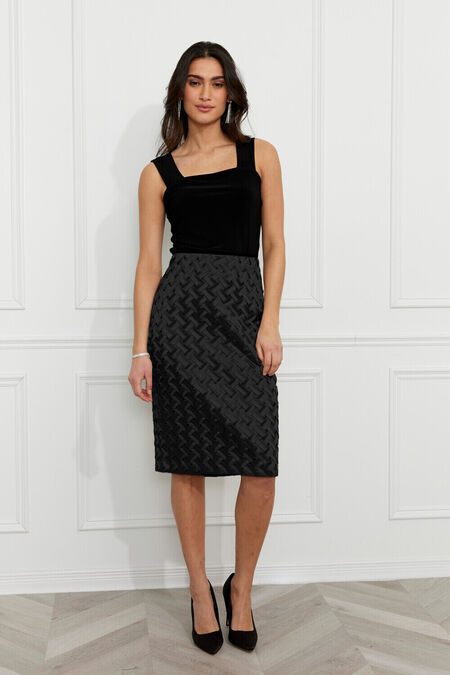 Weave Patterned Skirt