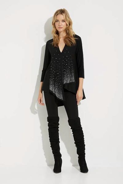 Starfall Asymmetrical Embellished Top 897