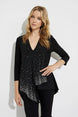 Starfall Asymmetrical Embellished Top 897