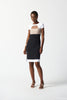 Tri Colour Cut Out Sheath Dress