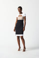 Tri Colour Cut Out Sheath Dress 1568