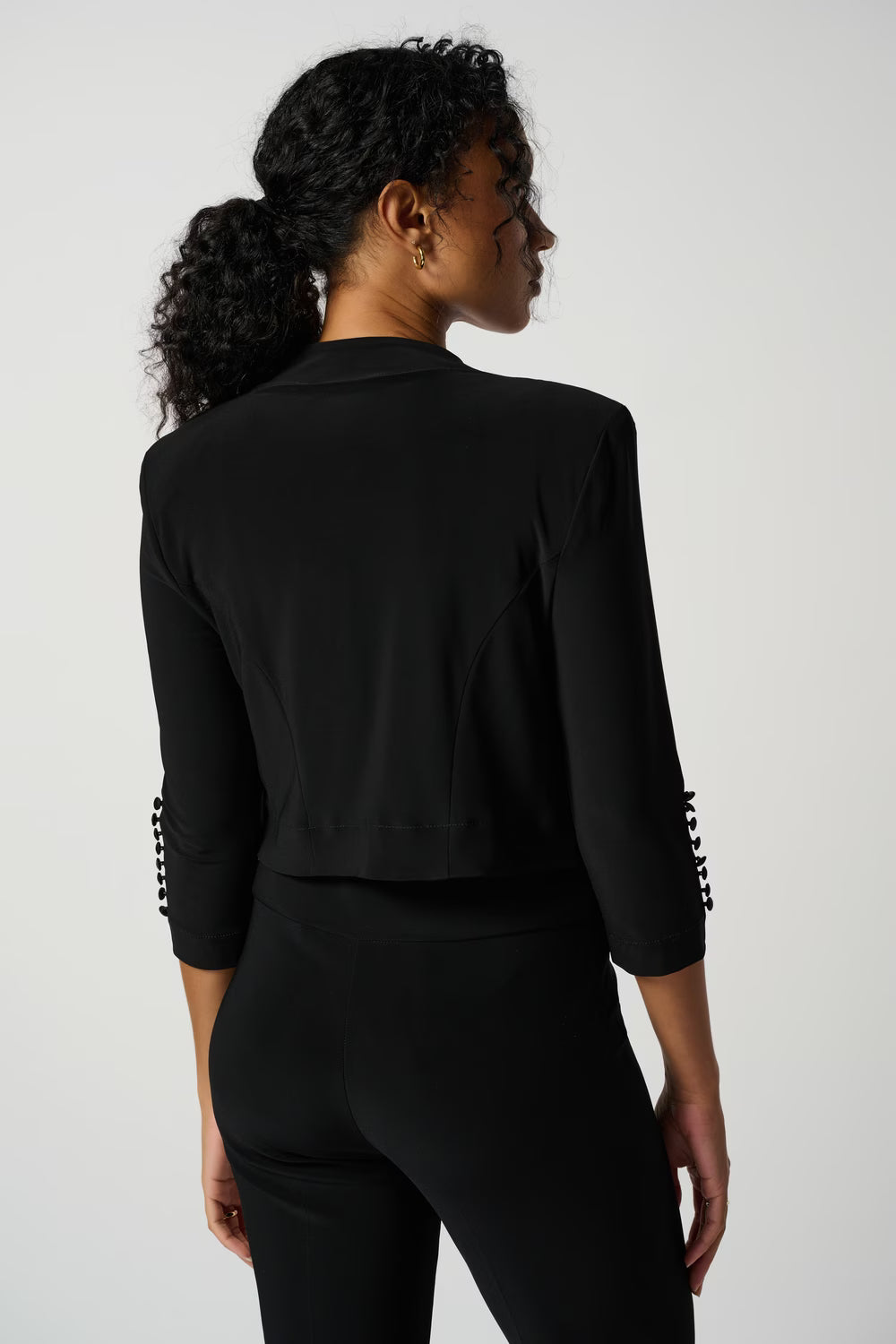 Silky Knit 3/4 Sleeve Bolero 940