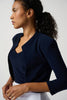Silky Knit 3/4 Sleeve Bolero