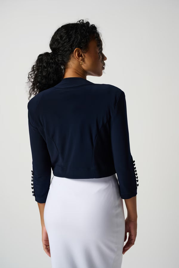 Silky Knit 3/4 Sleeve Bolero 940