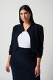 Silky Knit 3/4 Sleeve Bolero 940