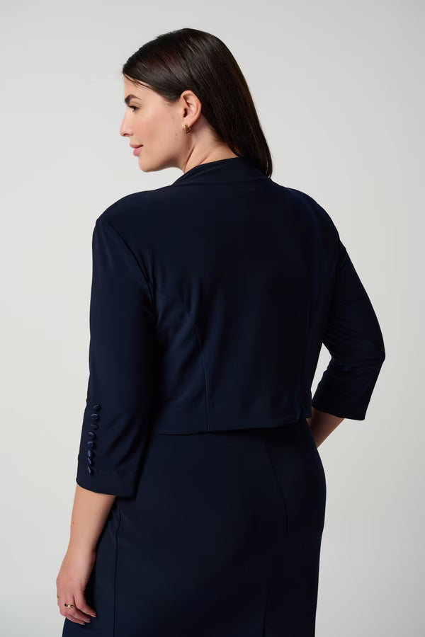Silky Knit 3/4 Sleeve Bolero 940