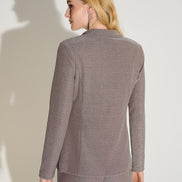 Shimmering Fitted Blazer 623