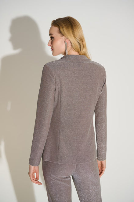 Shimmering Fitted Blazer 623