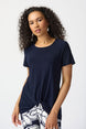 Knot Front Short Sleeve T-Shirt Top  924