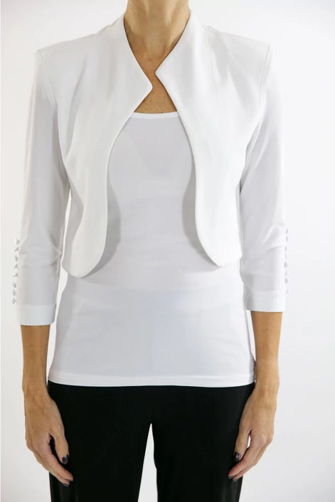 Silky Knit 3/4 Sleeve Bolero