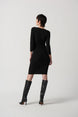 Three-Quarter Sleeve Wrap Dress 1593